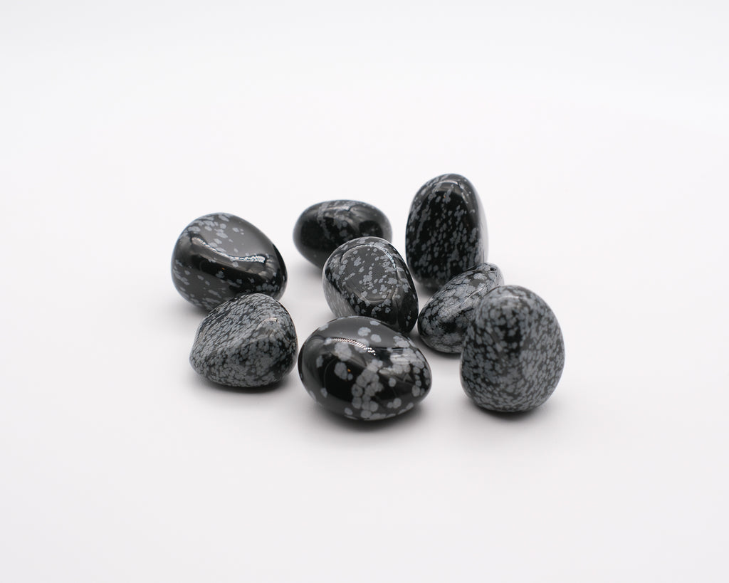 Obsidienne mouchetée ou flocon de neige