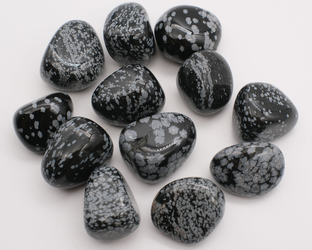 Obsidienne mouchetée ou flocon de neige