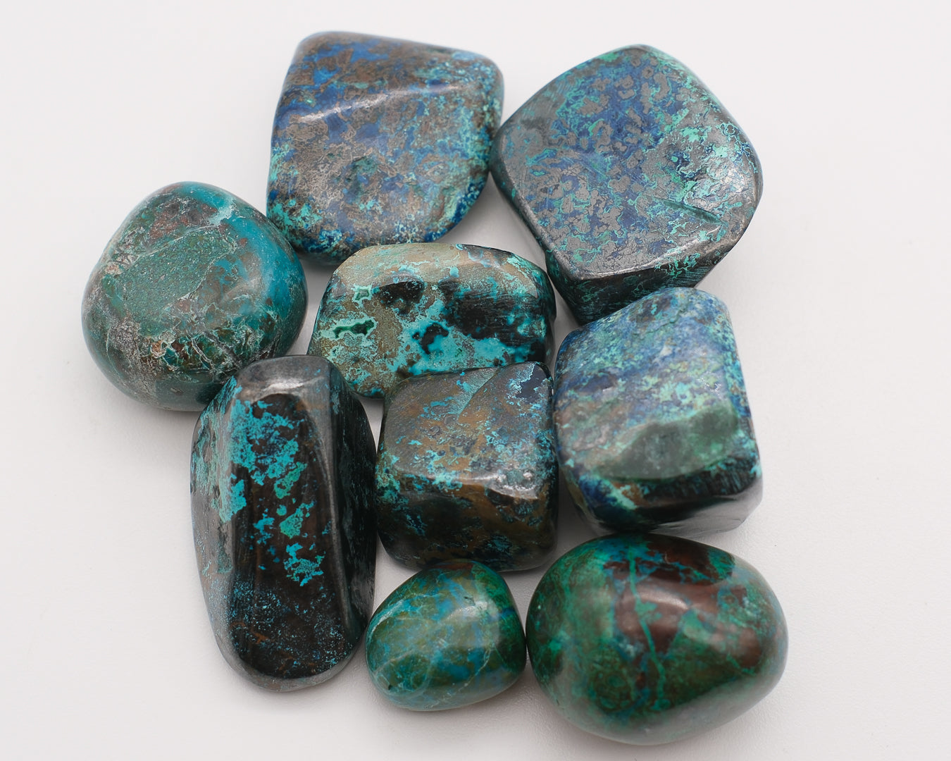 Azurite et chrysocolle 3 cm