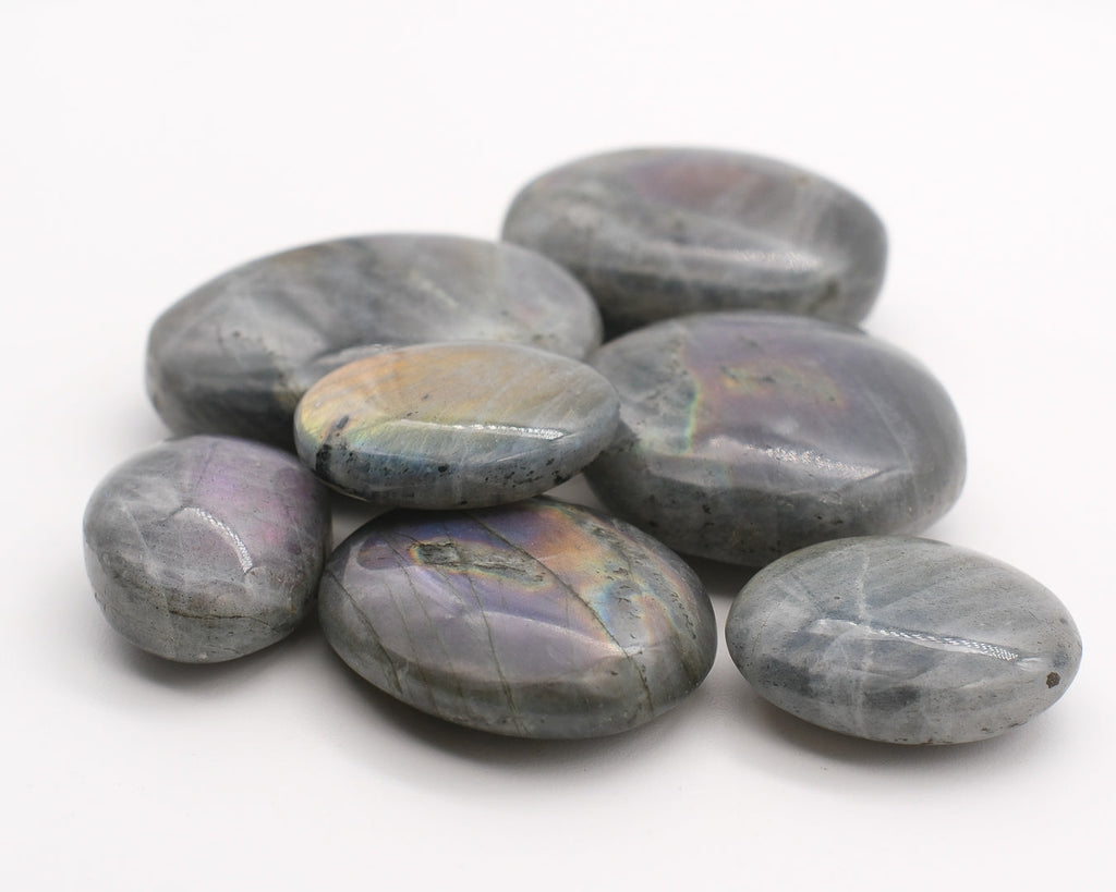 Labradorite arc en ciel grise