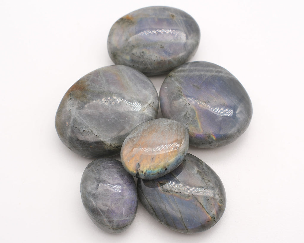 Labradorite arc en ciel grise