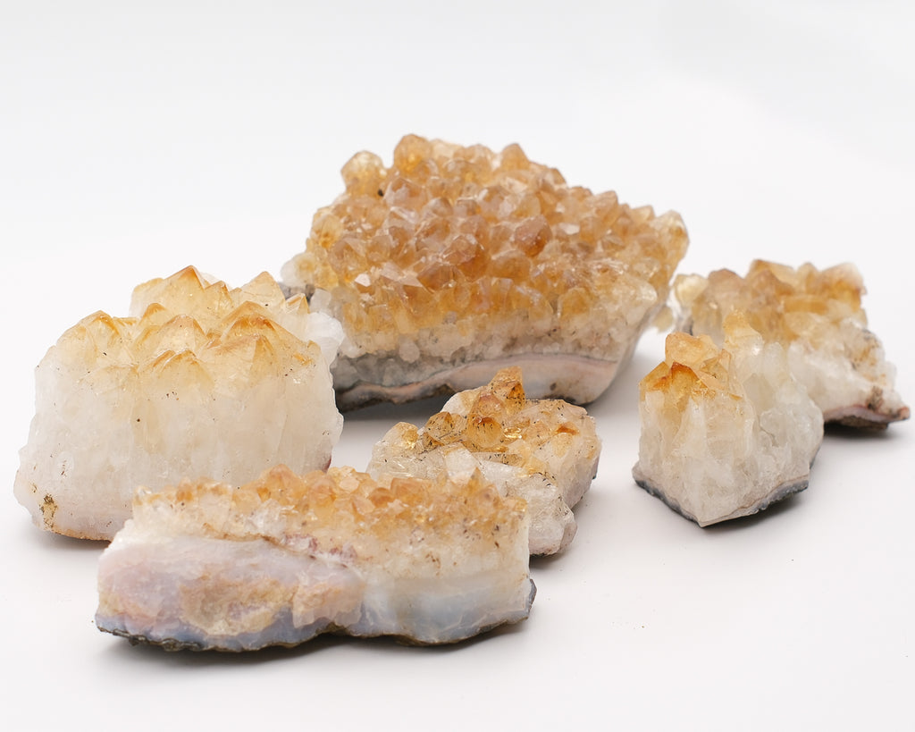 Citrine druse