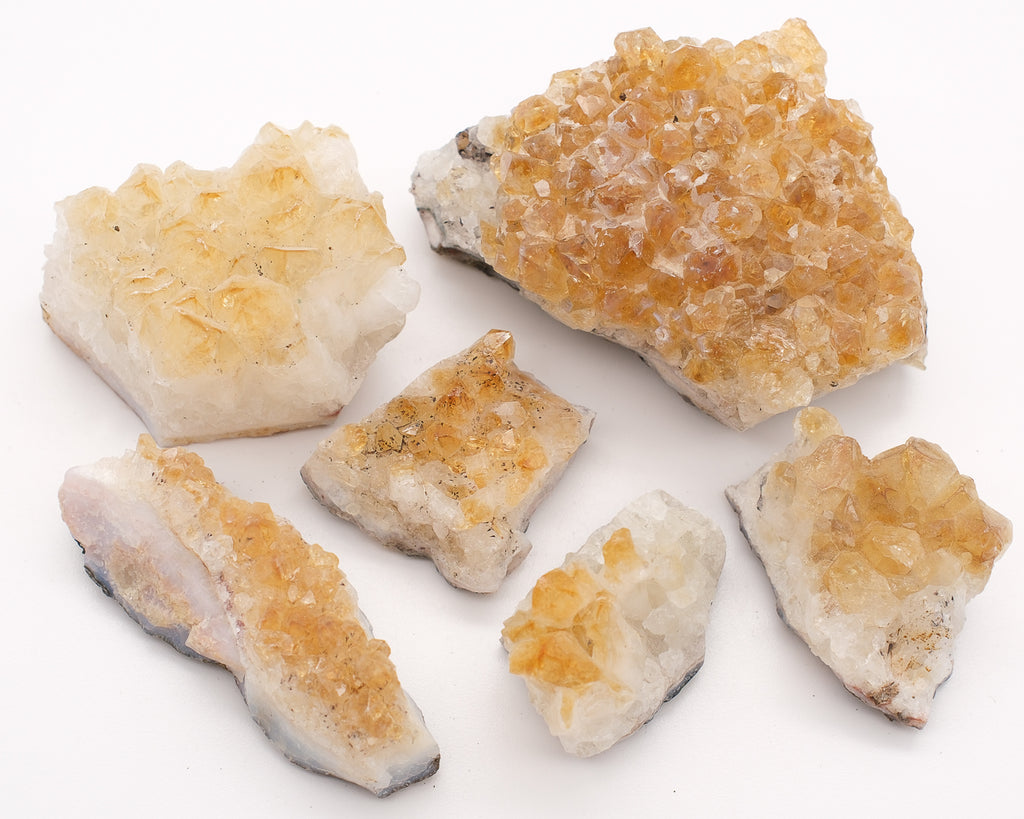 Citrine druse