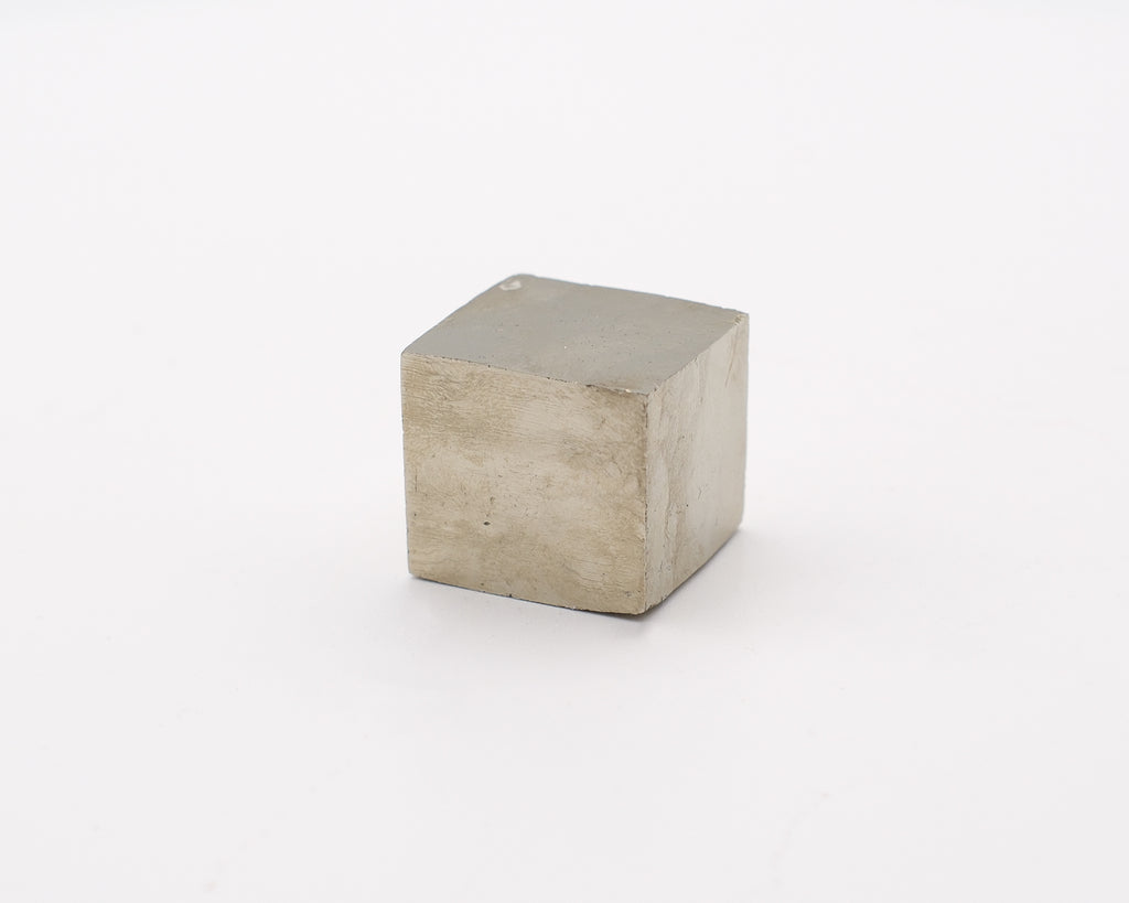 Pyrite cubique prisme naturel