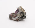 Rubis et grenat sur biotite