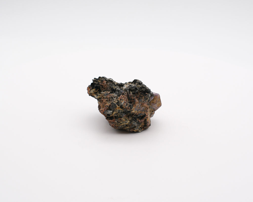 Rubis et grenat sur biotite 5 cm