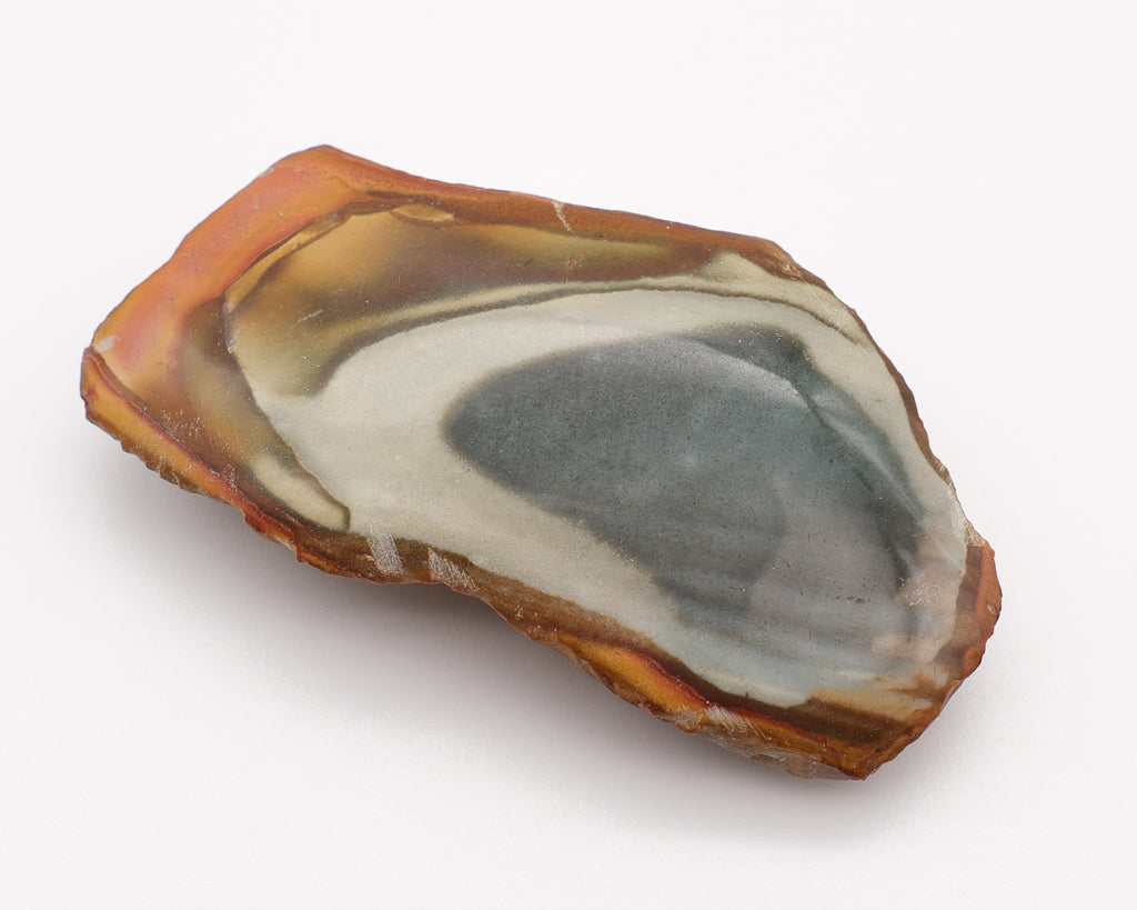 Jaspe polychrome une face polie