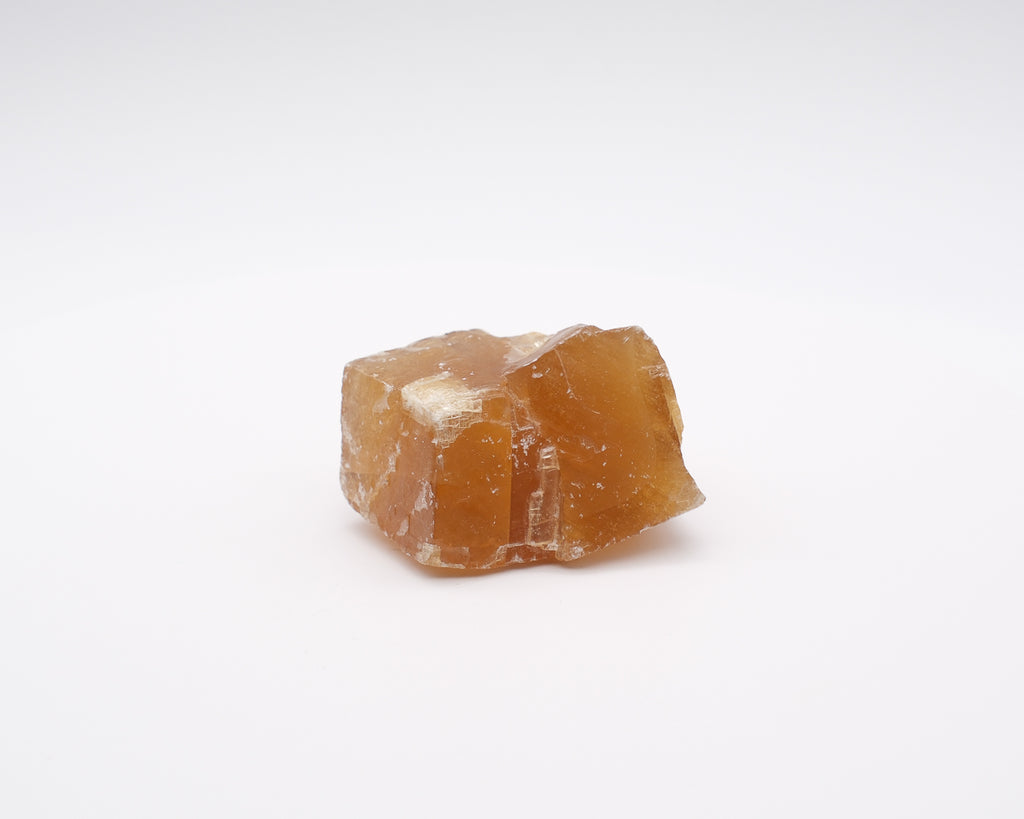 Calcite miel prisme naturel