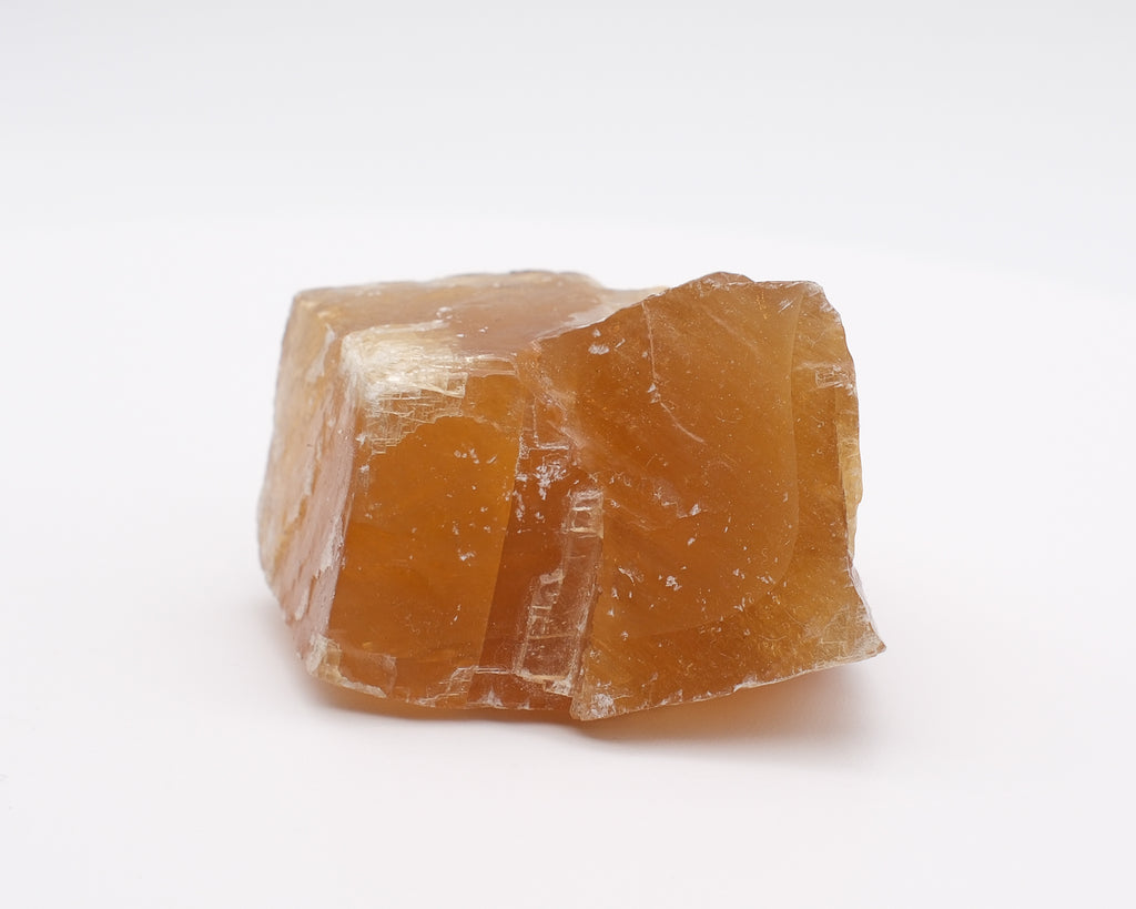 Calcite miel prisme naturel