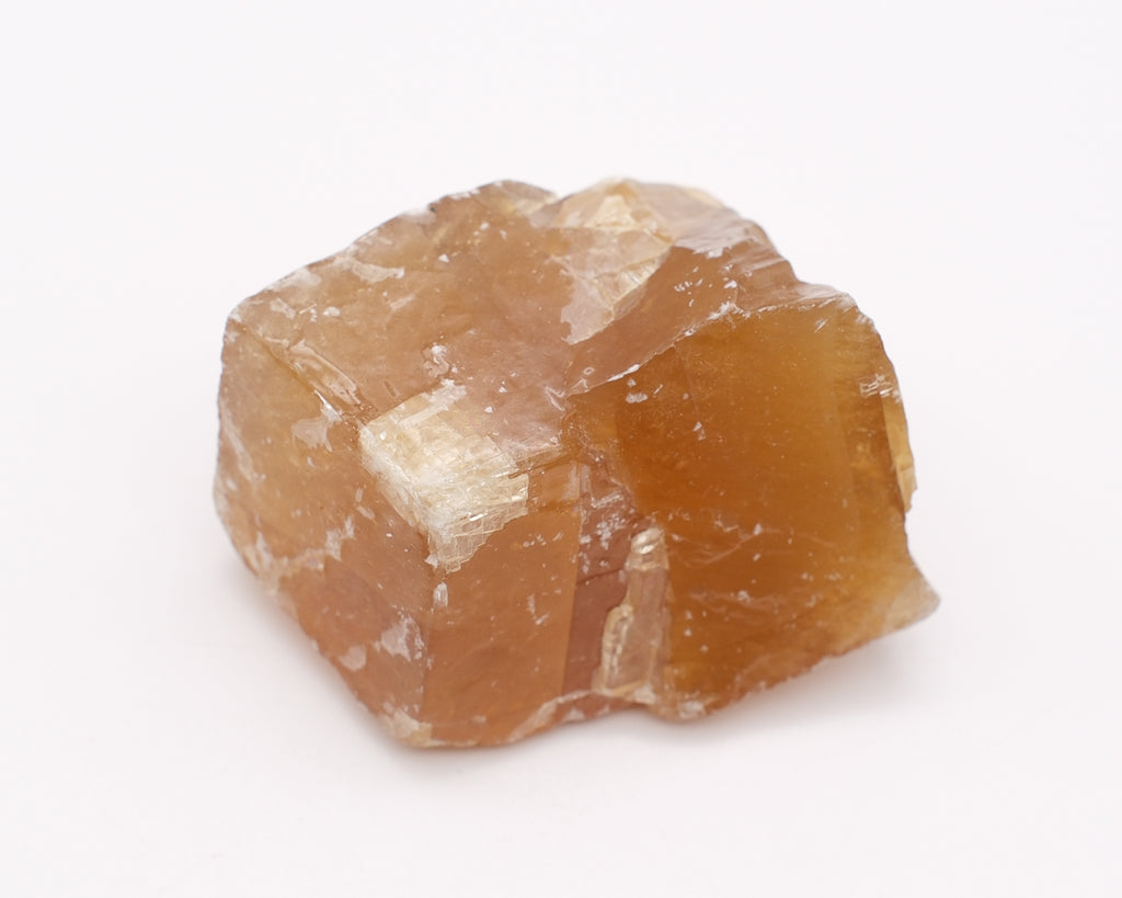 Calcite miel prisme naturel