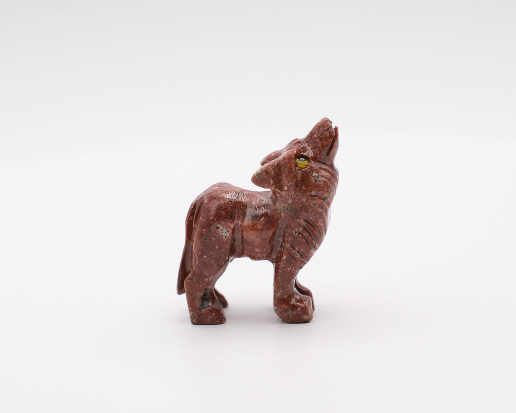 Loup en stéatite