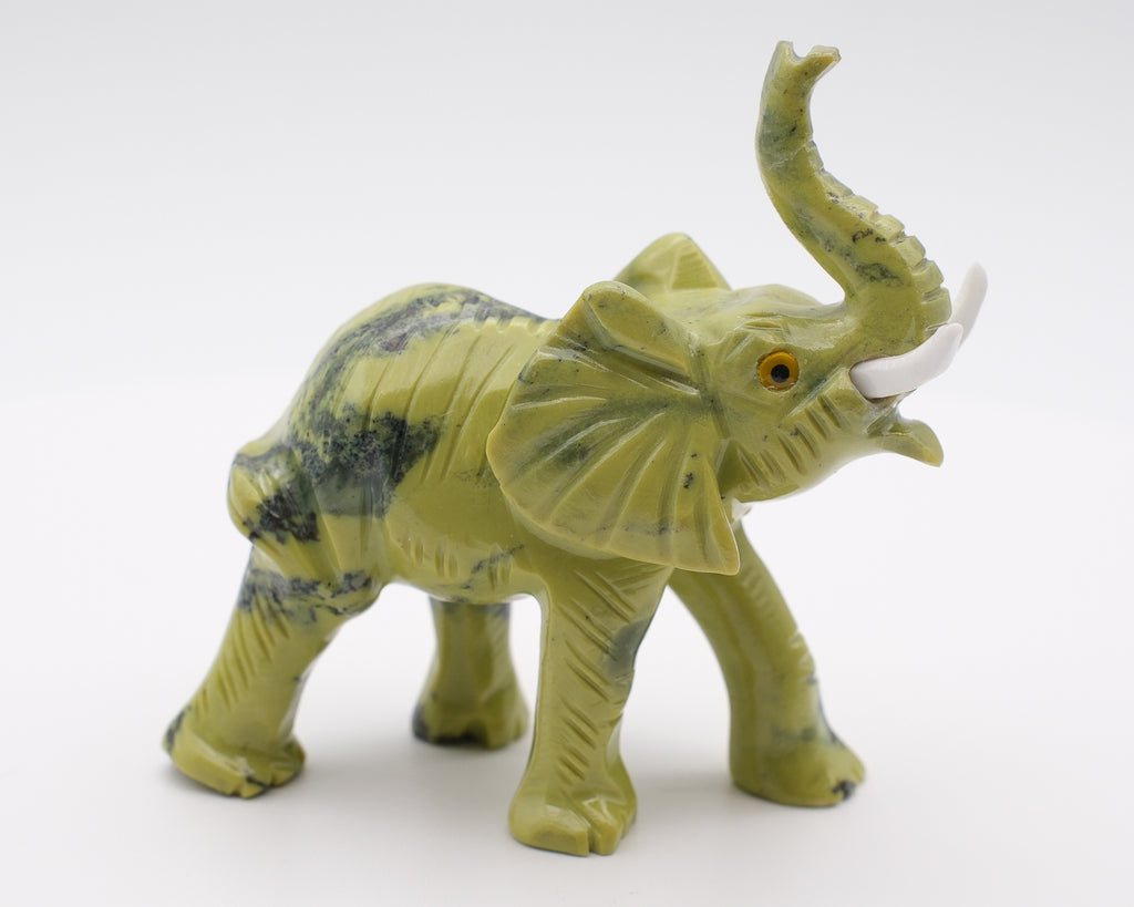 Éléphant en serpentine