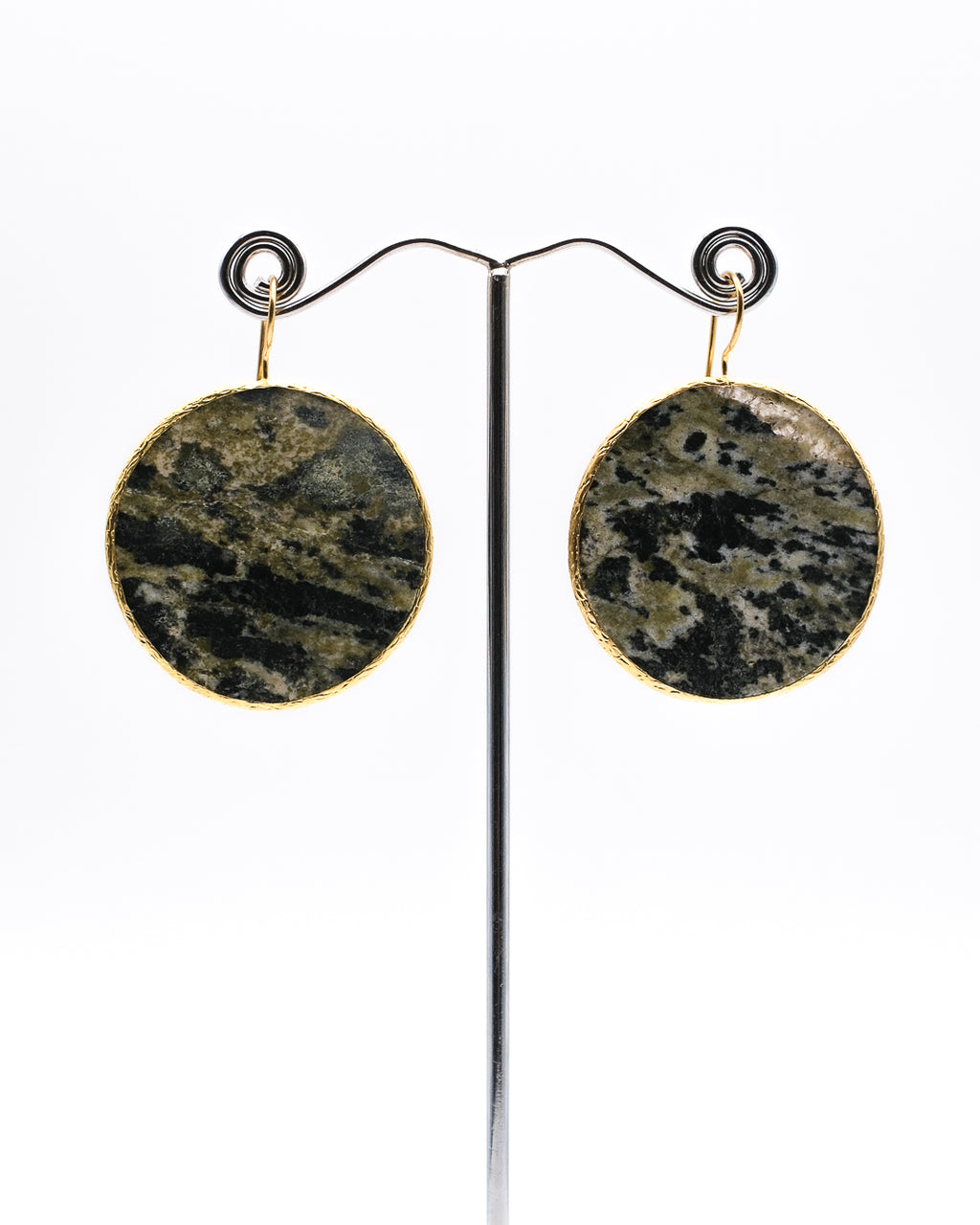 Jade et bronze doré antique