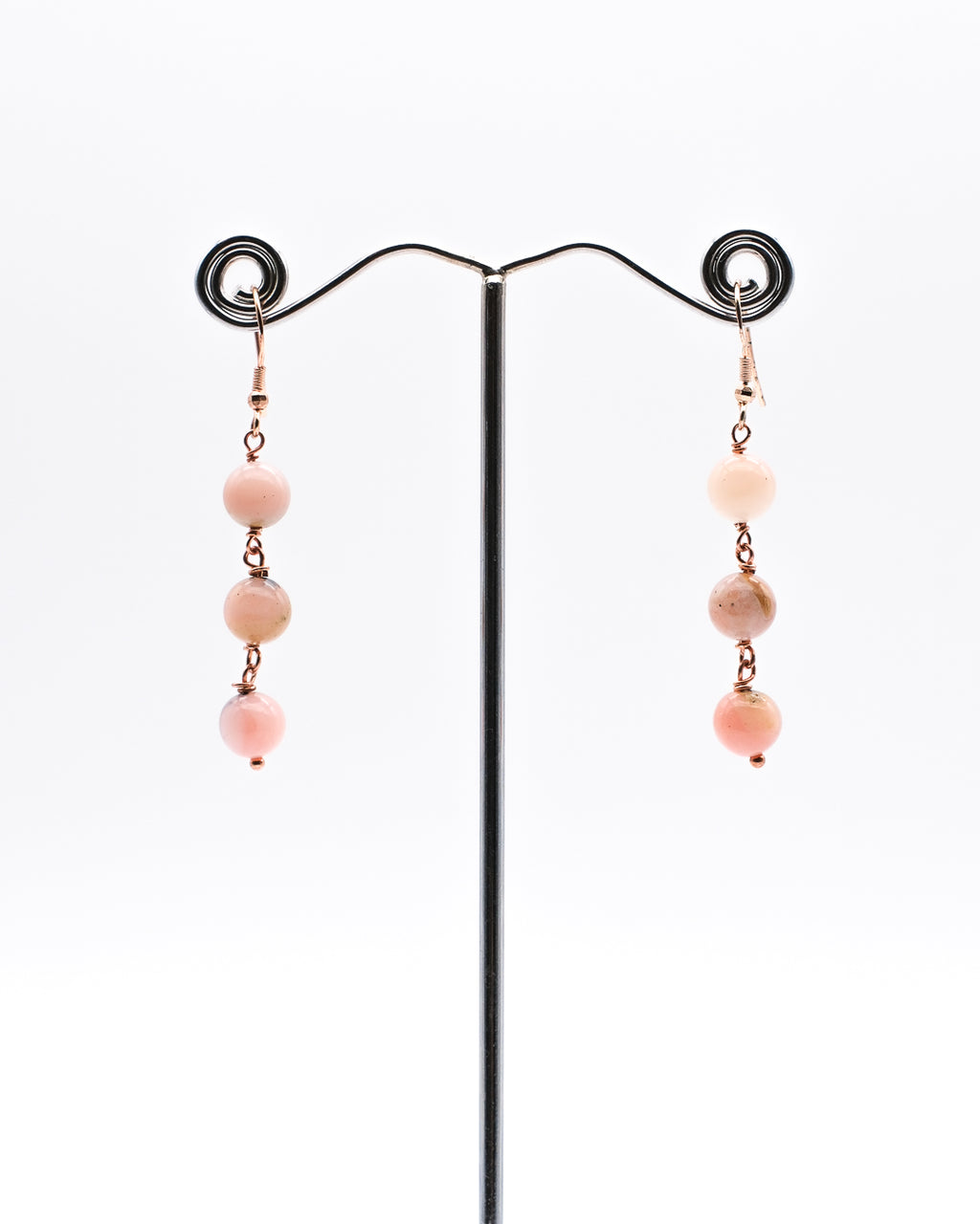 Opale rose en trois coloris