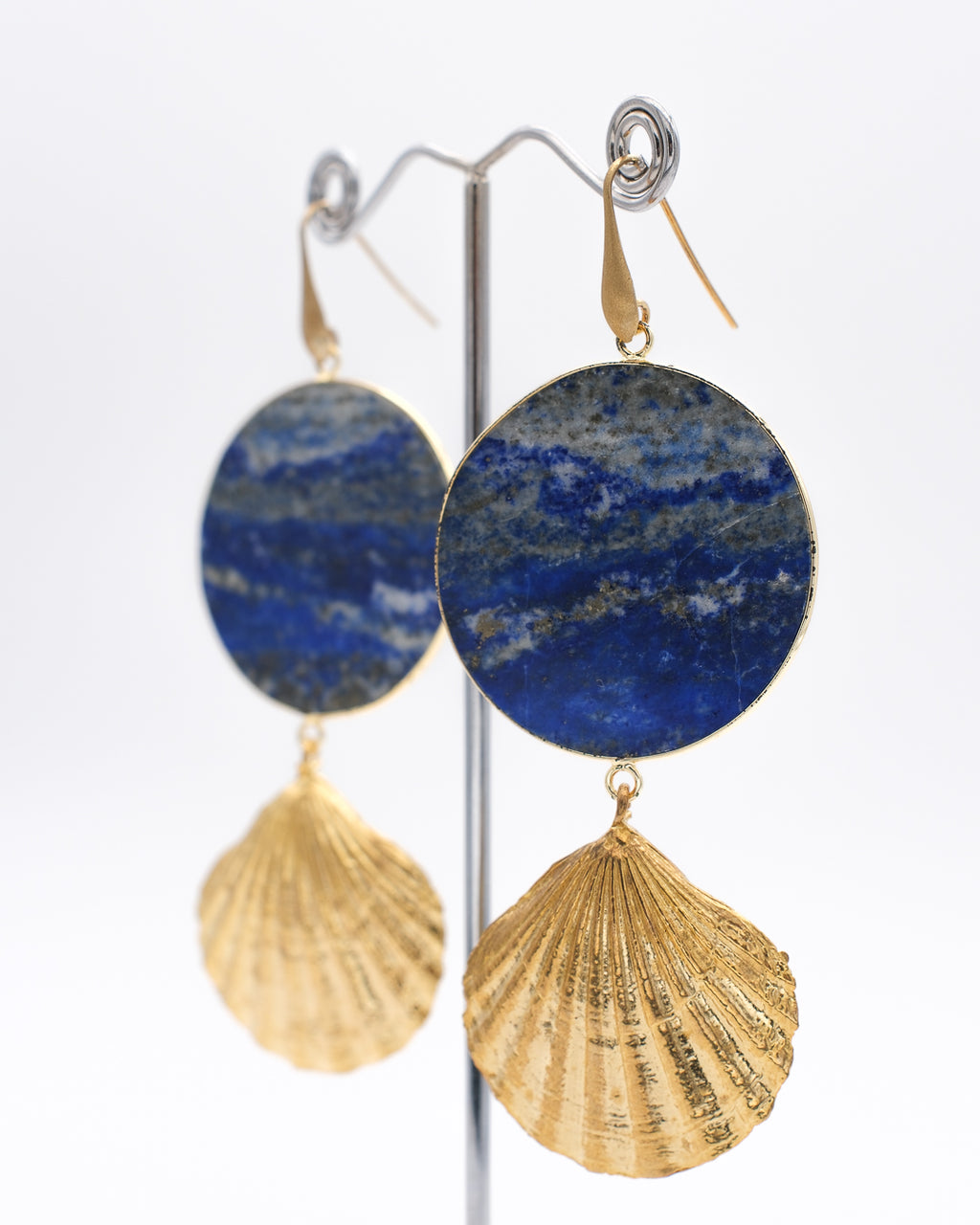 Saint-Jacques légère et lapis-lazuli