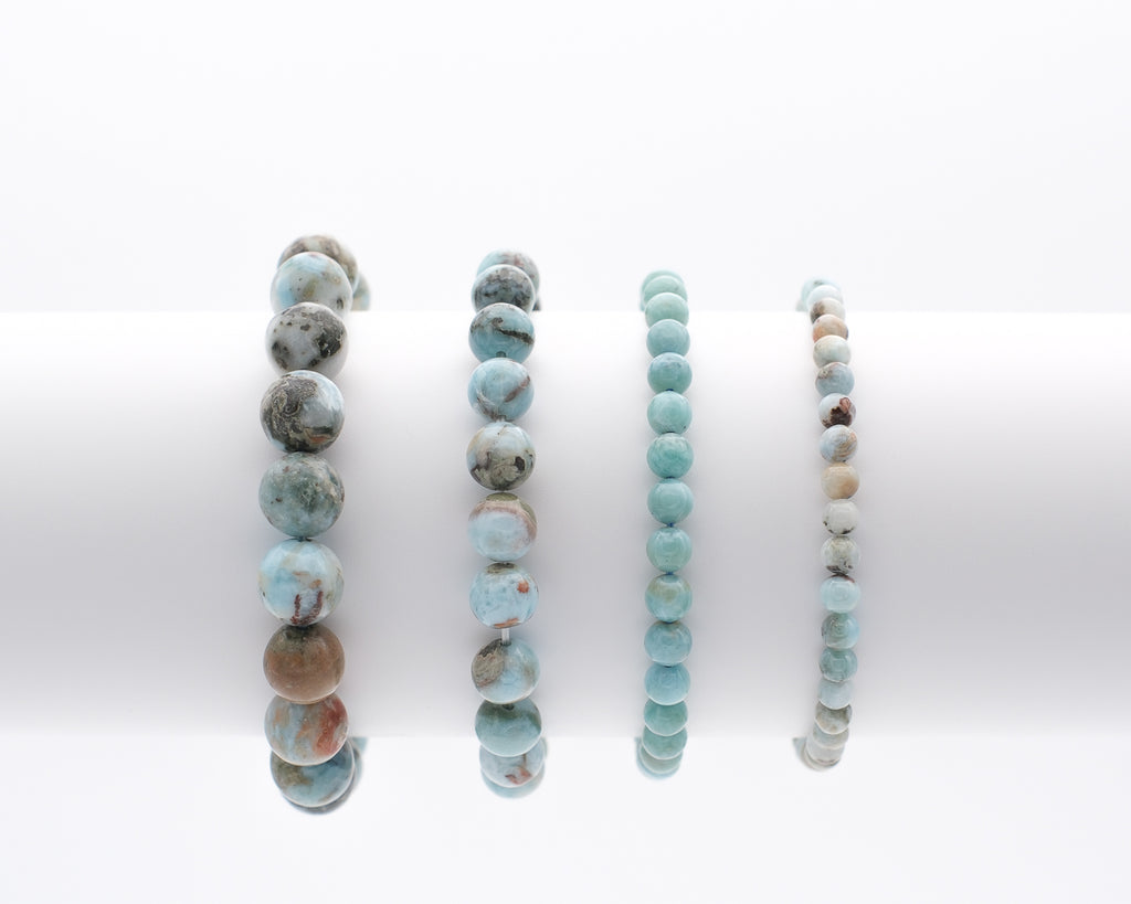 Larimar et amazonite